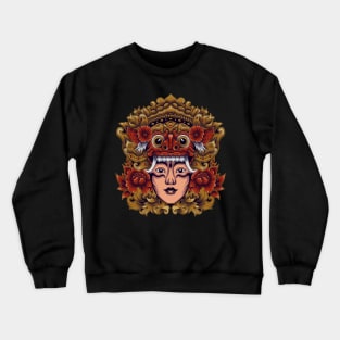 Balinese Mask Crewneck Sweatshirt